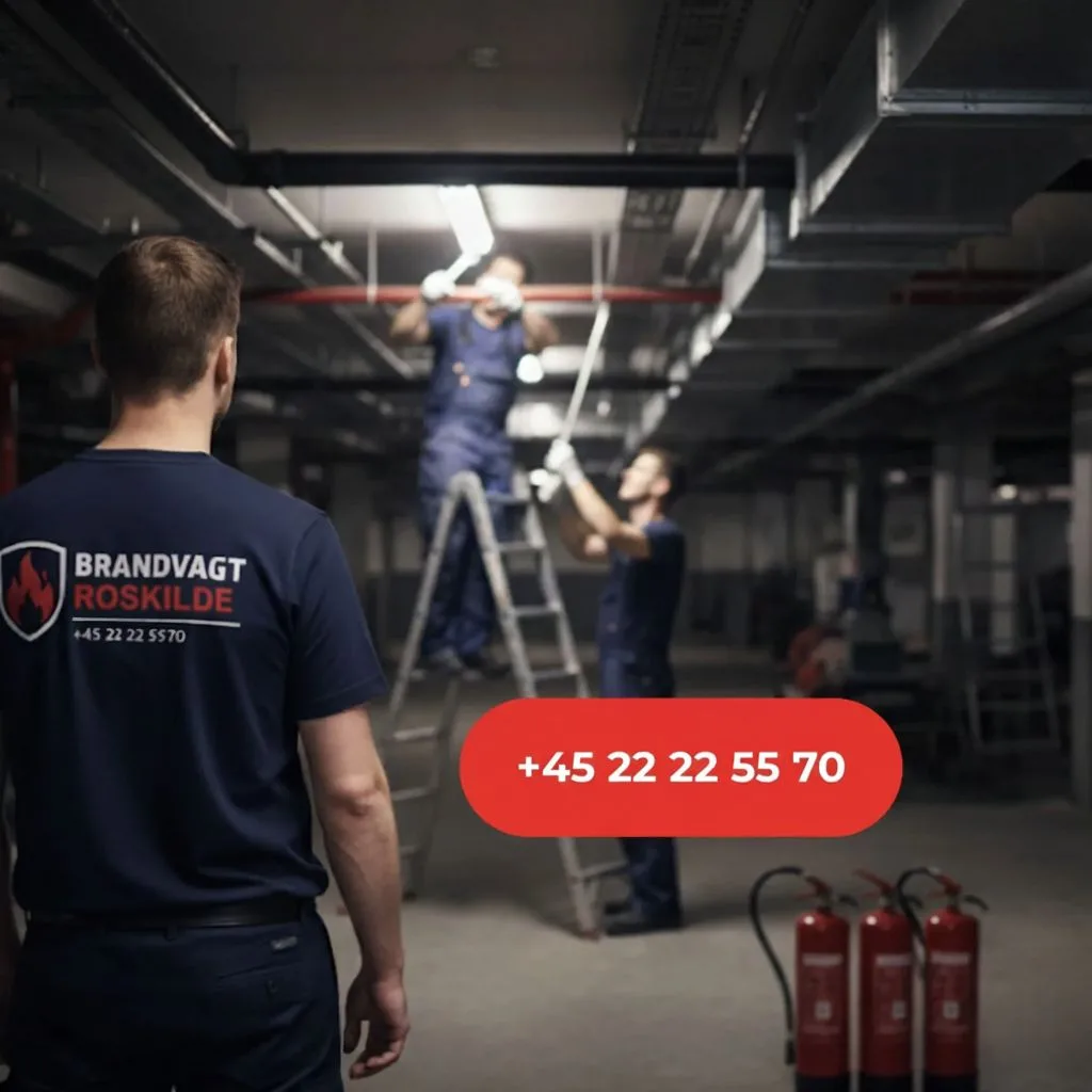 Brandvagt Udskiftning af sprinklere